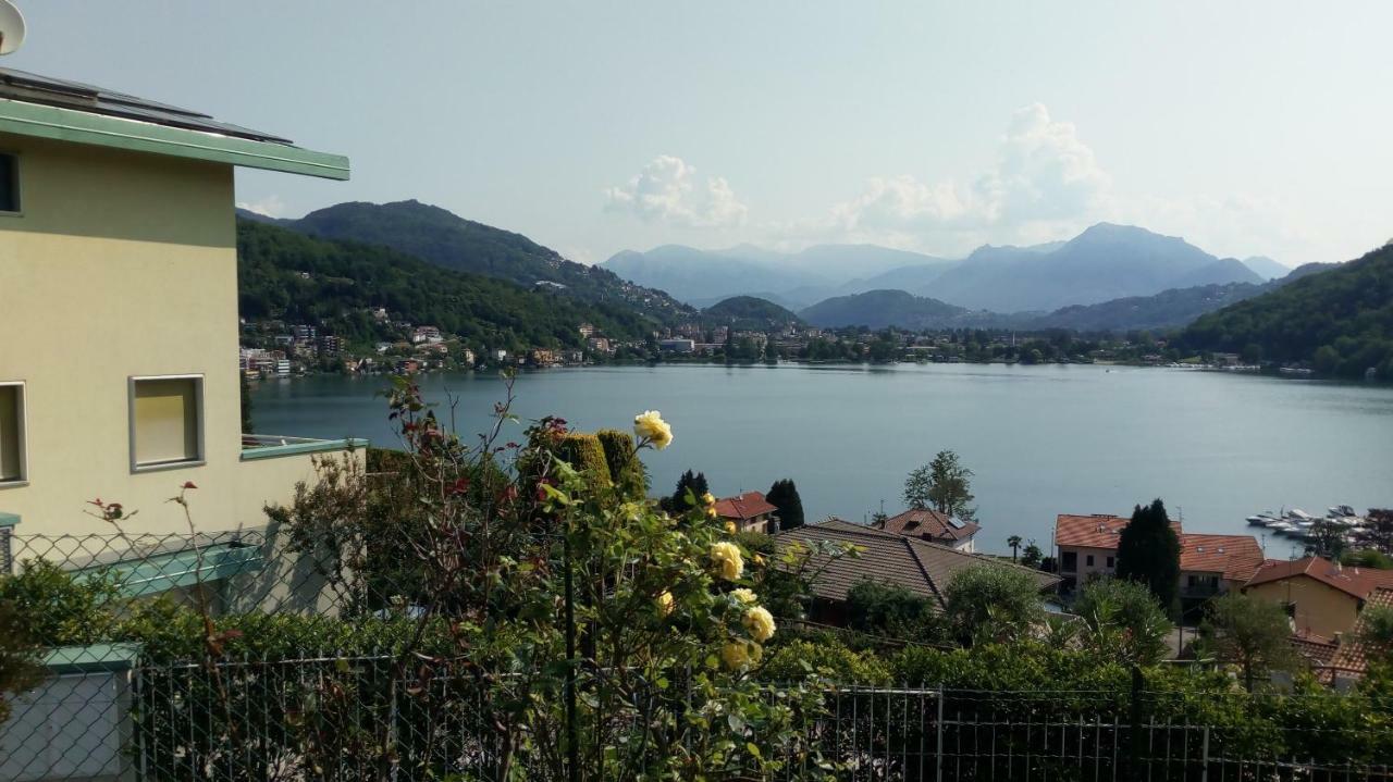 Villa Panoramica Lavena Ponte Tresa Kültér fotó